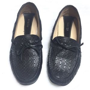 Vaneli Abez Perforated Driving Moccasins Black 9